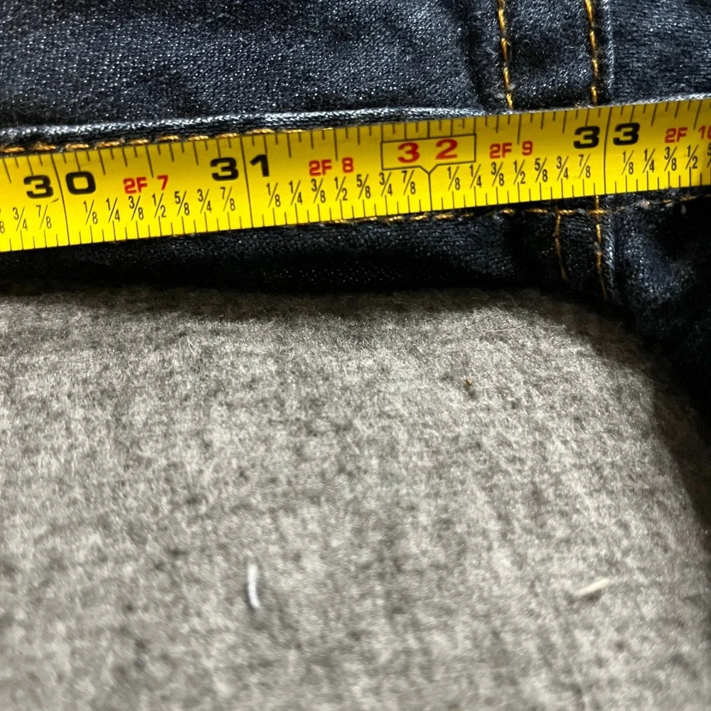 True Religion Ricky Straight Jeans 40x33 Dark Wash Baggy Y2K Chief Keef Mens